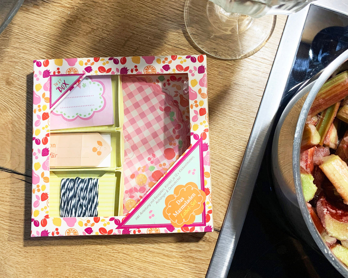 Marmeladen Label Set „Geschenkbox“ – Für Selbstgemachtes mit Stil