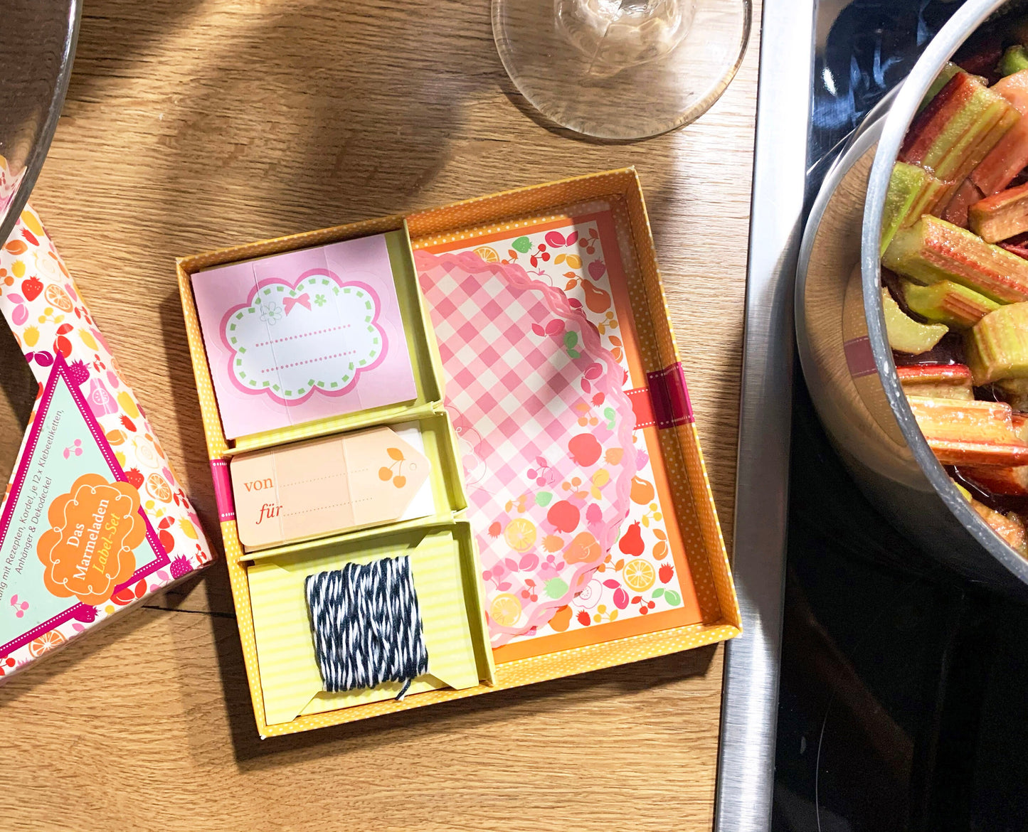 Marmeladen Label Set „Geschenkbox“ – Für Selbstgemachtes mit Stil