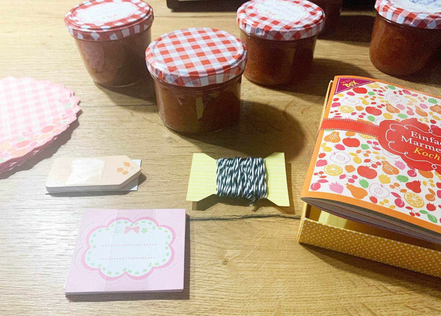 Marmeladen Label Set „Geschenkbox“ – Für Selbstgemachtes mit Stil