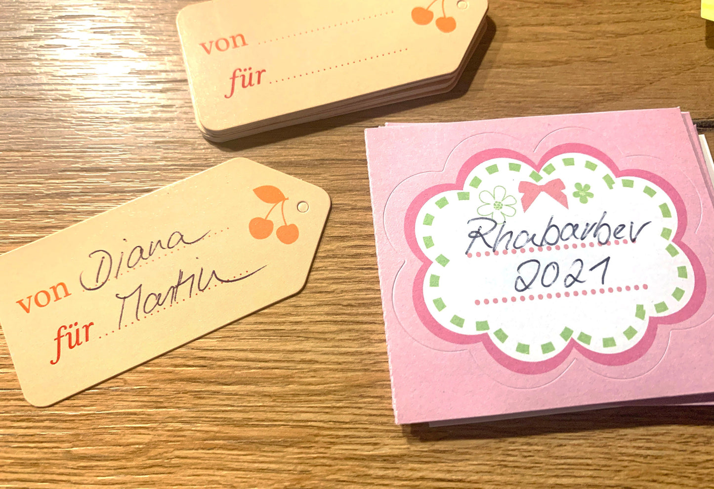 Marmeladen Label Set "Geschenkbox"