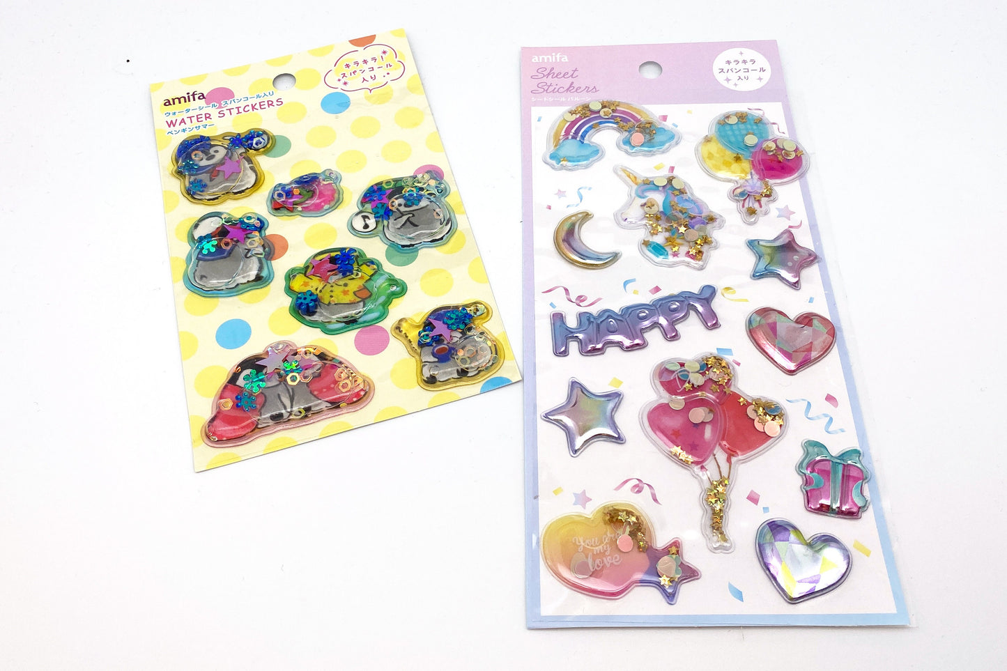 Pinguine / Happy , Sticker Aufkleber