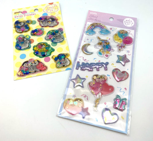 Pinguine / Happy , Sticker Aufkleber