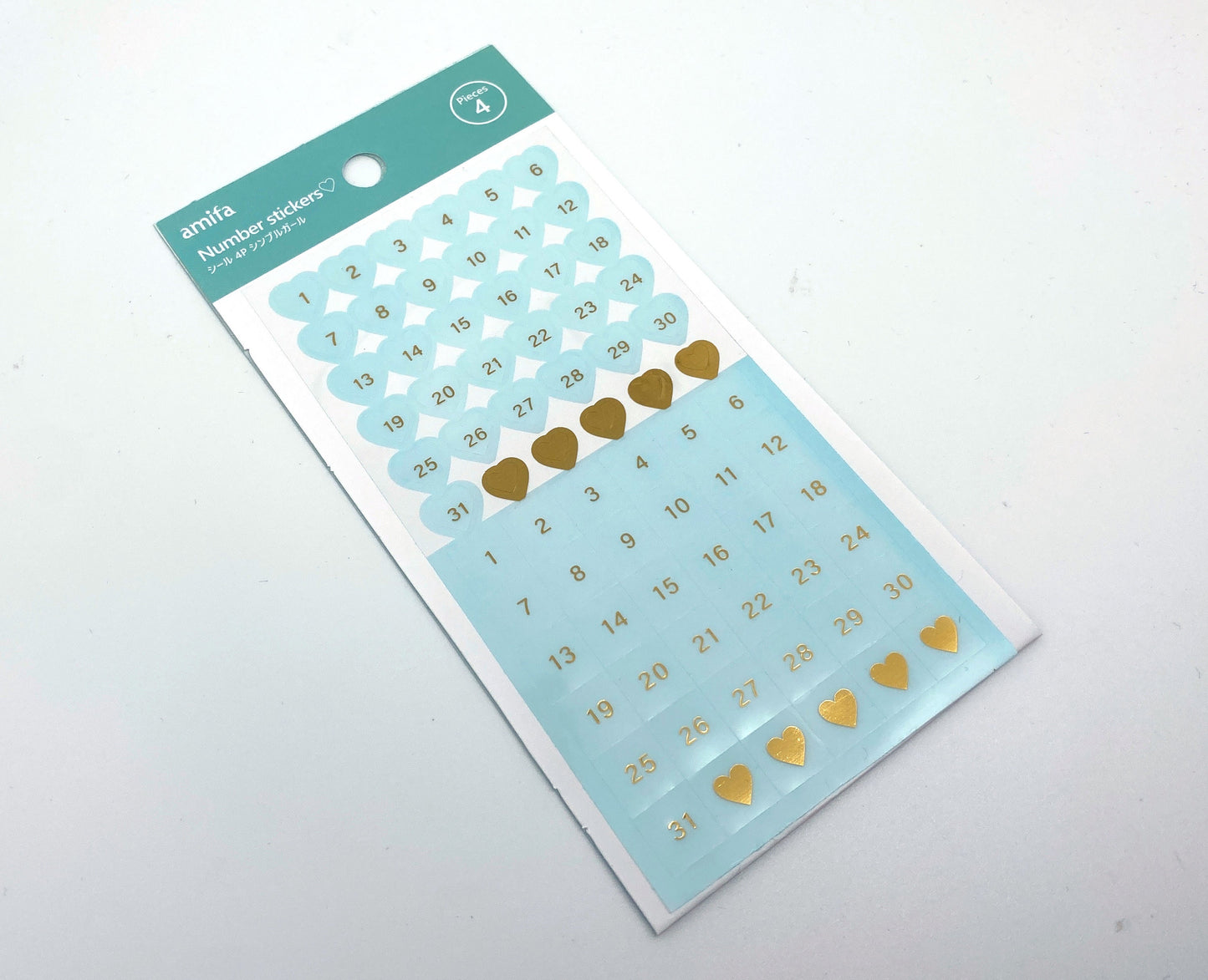 Zahlen Sticker Aufkleber transparent