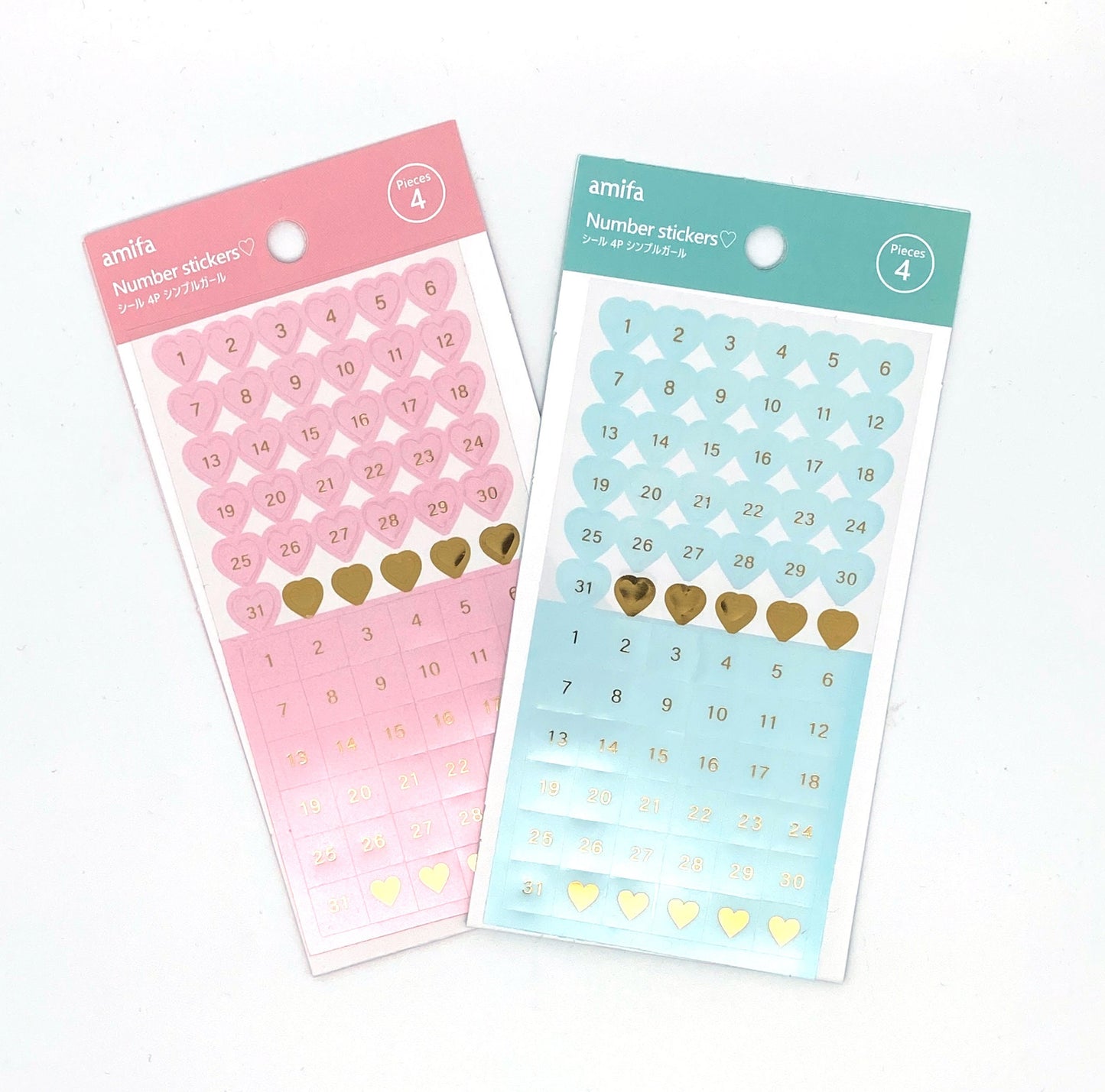 Zahlen Sticker Aufkleber transparent