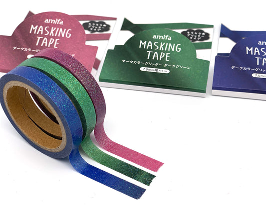 Glitzer, Washi Tape/ 7,5 mm x 5 m