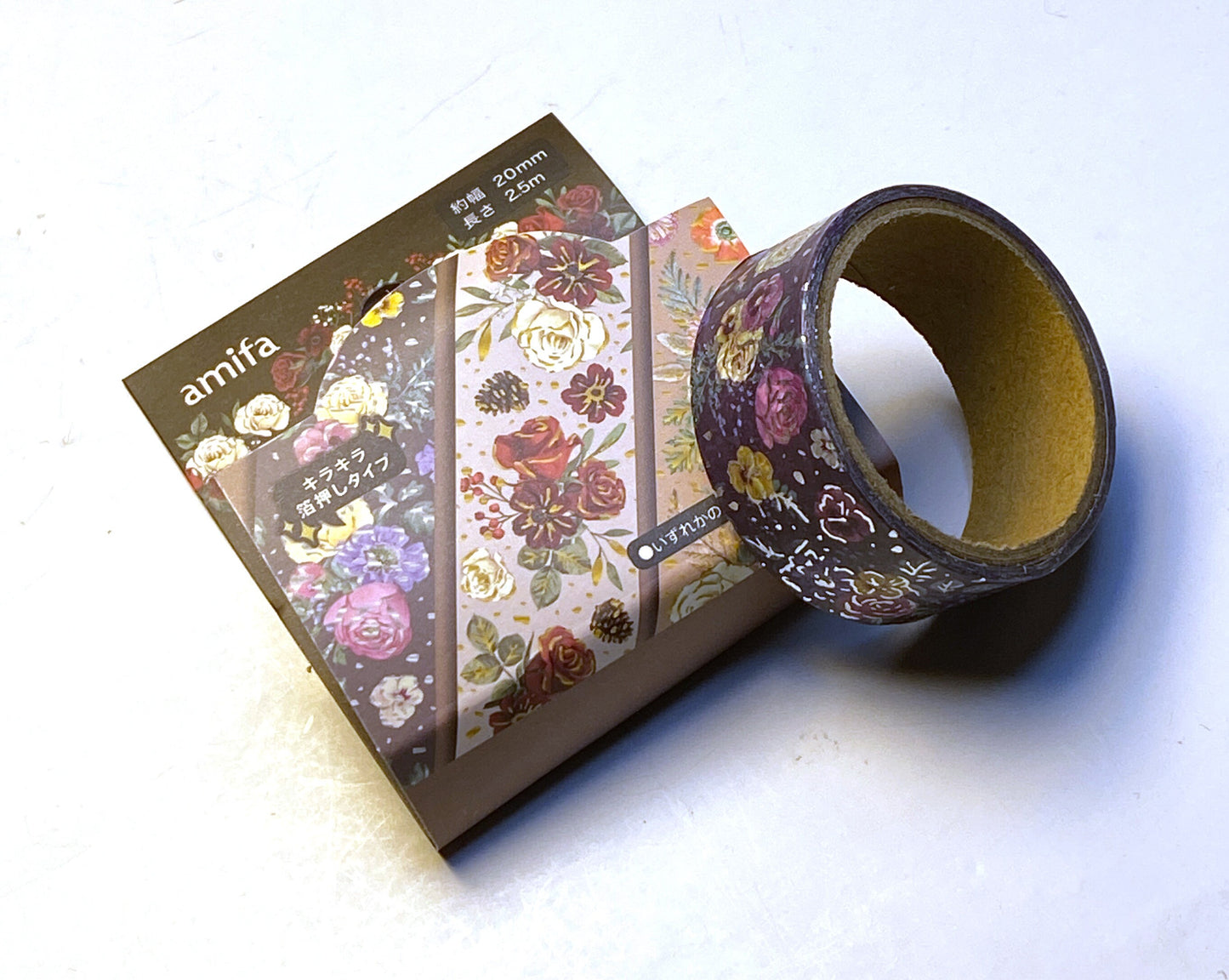 Rosen mit Silber / Gold, Washi Tape/Masking Tape 20mm x 2,5m