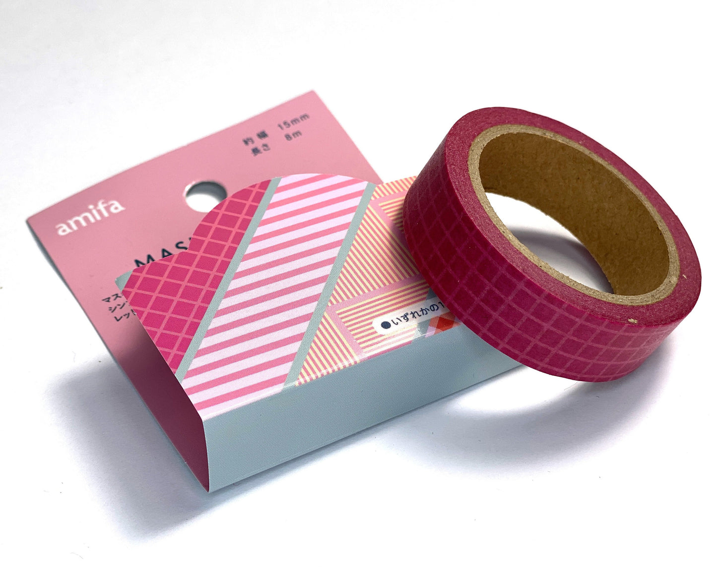Rote Muster Washi Tape 15mm x 8m