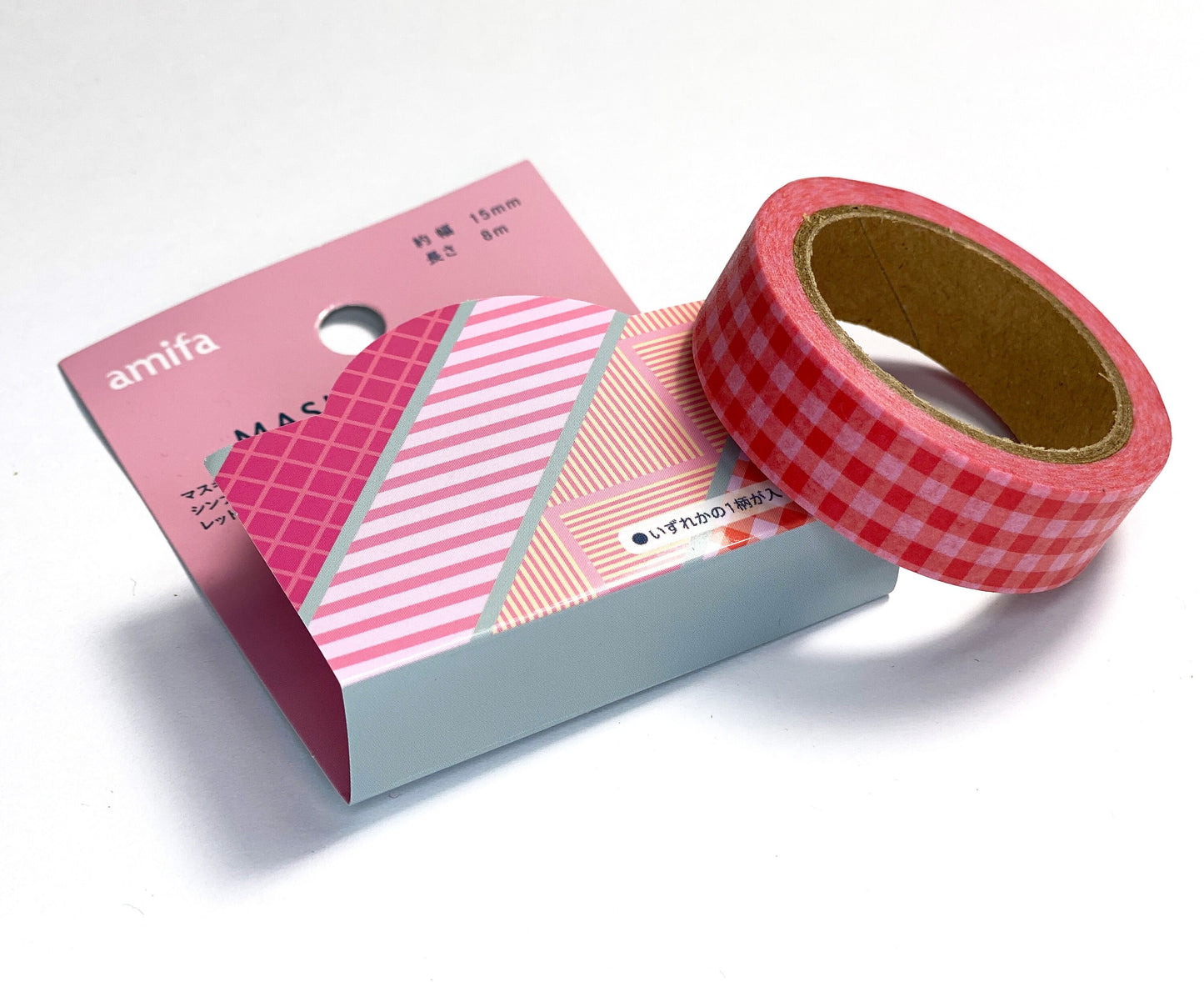 Rote Muster Washi Tape 15mm x 8m