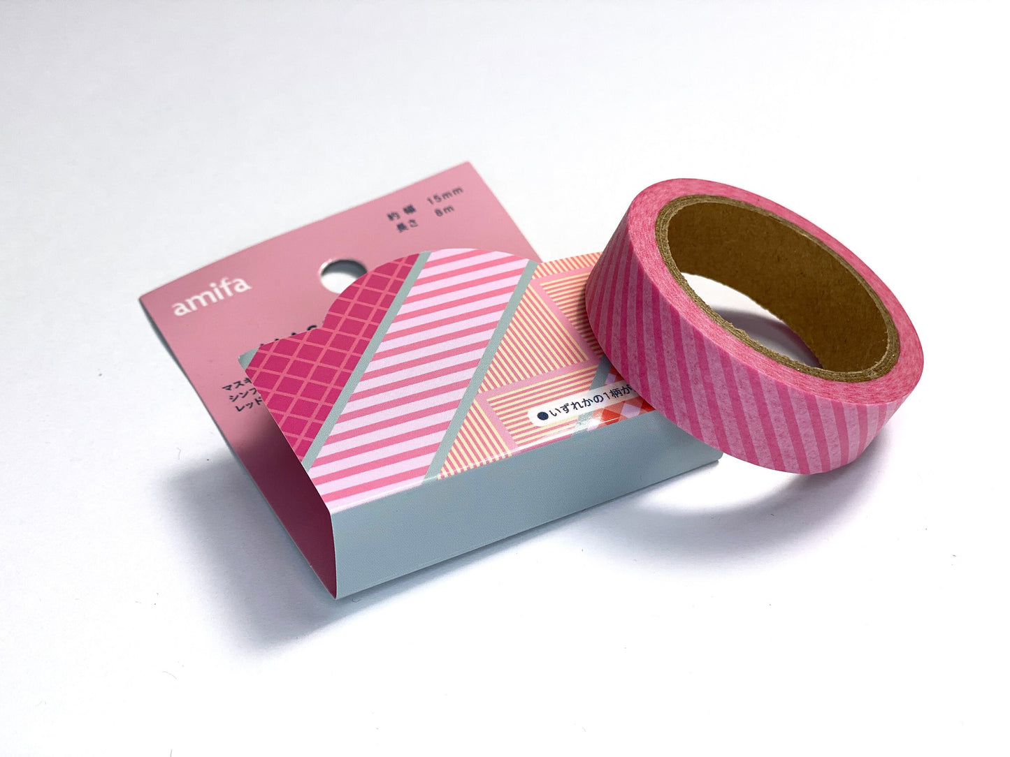 Rote Muster Washi Tape 15mm x 8m