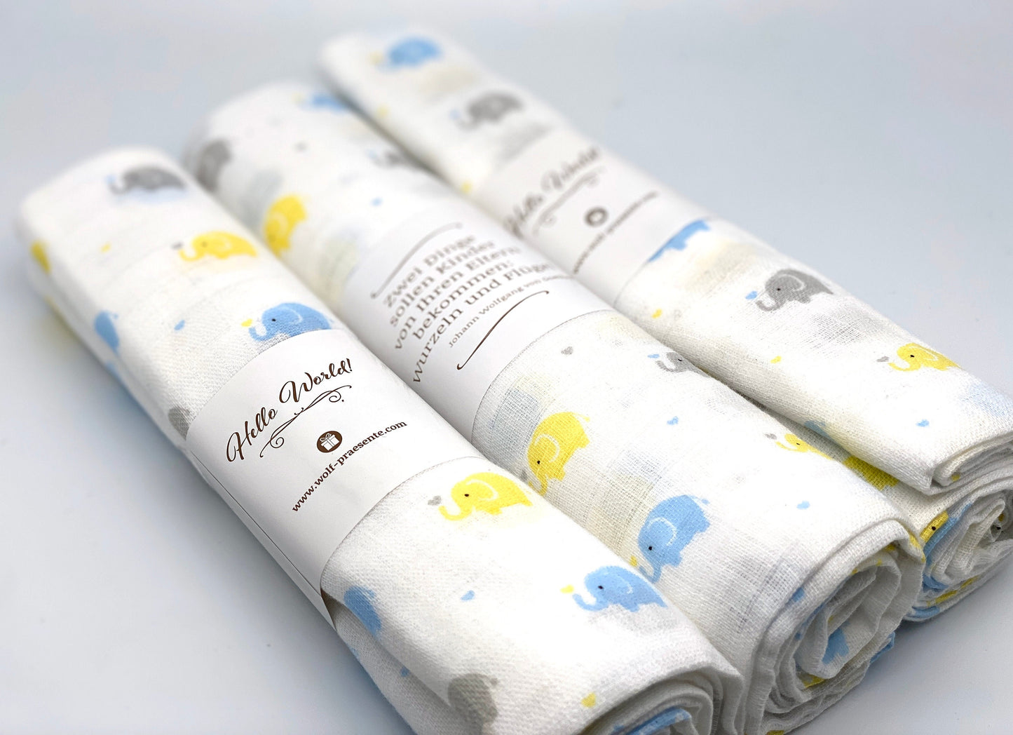 Musselintuch Elefanten