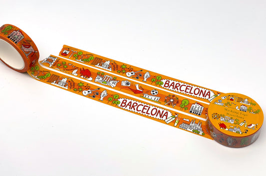 BARCELONA City Tapes - Washi Tape / Masking Tape