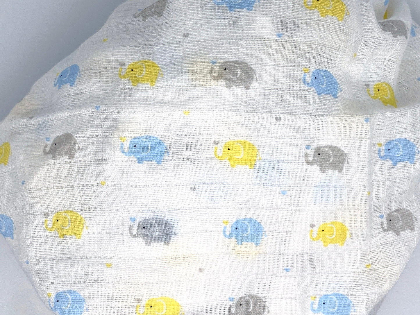 Musselintuch Elefanten