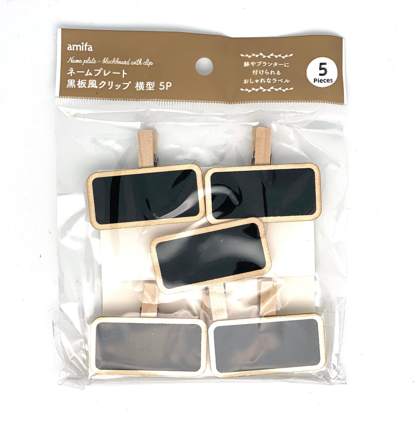 Tafel Tag - Clip Holzklammern Miniklammern, 10er Set