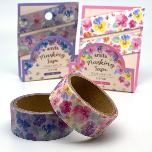 Stiefmütterchen, Washi Tape/Masking Tape 20mm x 4M