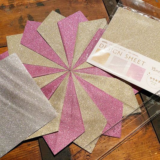 Origami Papier - Glitzer