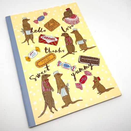 Erdmännchen / Eisbär - Notizheft  B5 Format 252 x 179