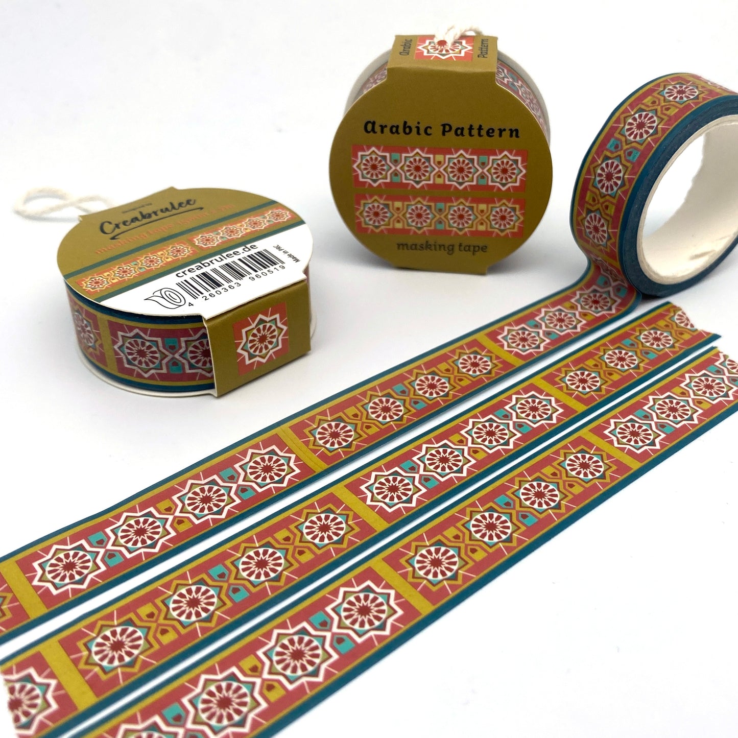 Arabic Pattern, Washi Tape/Masking Tape 15mm