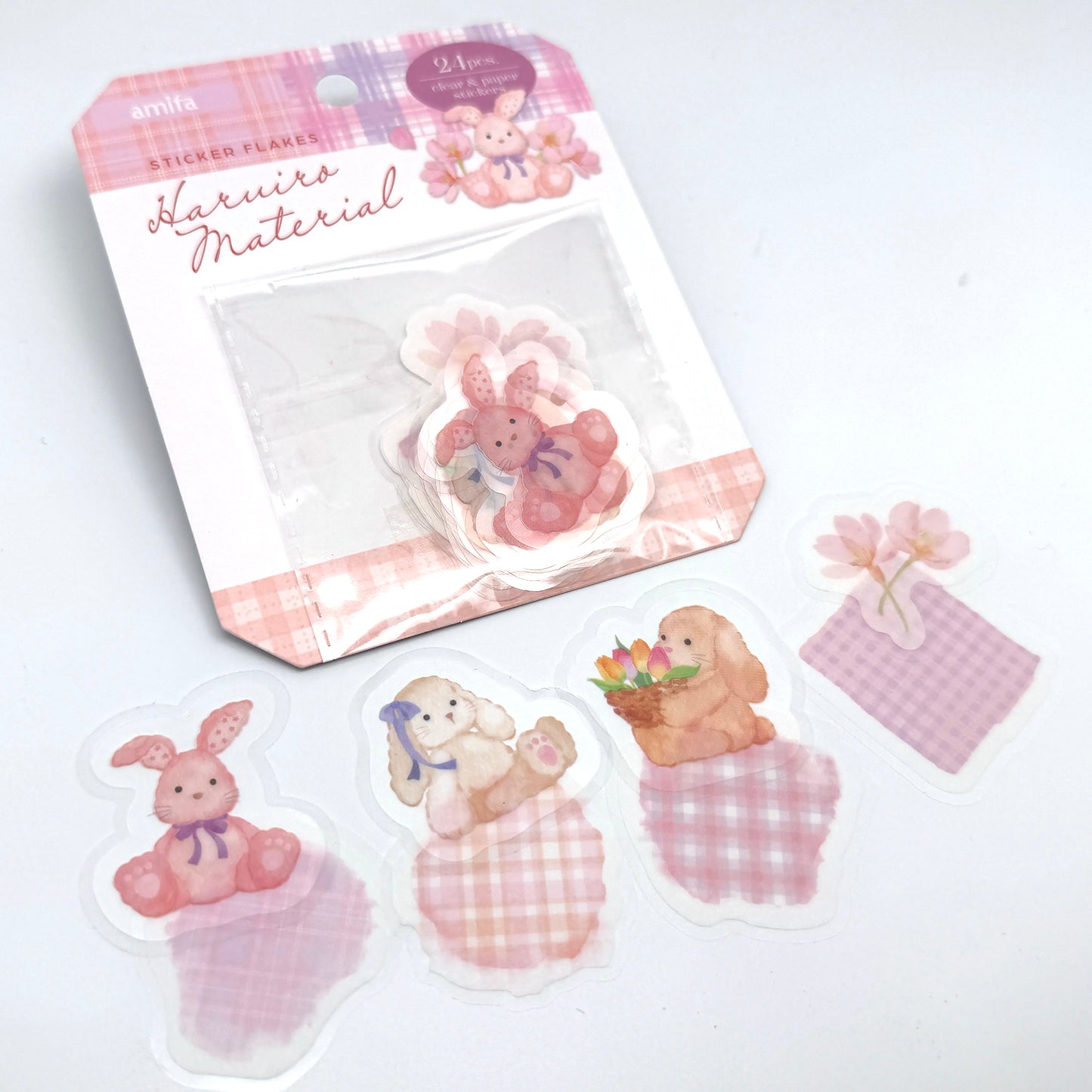 Katze / Hund/ Hasen - Folienaufkleber /Washi EtikettenSticker