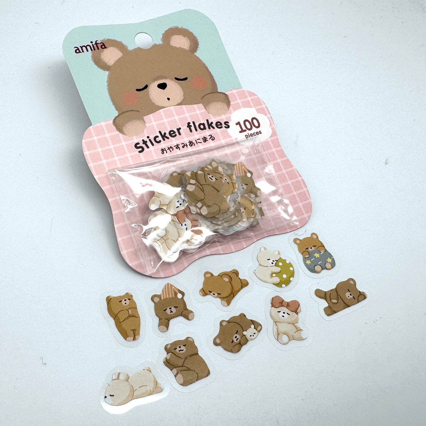 Tier-Sets Katzen, Bären, Pandas, Robben - Aufkleber / Sticker