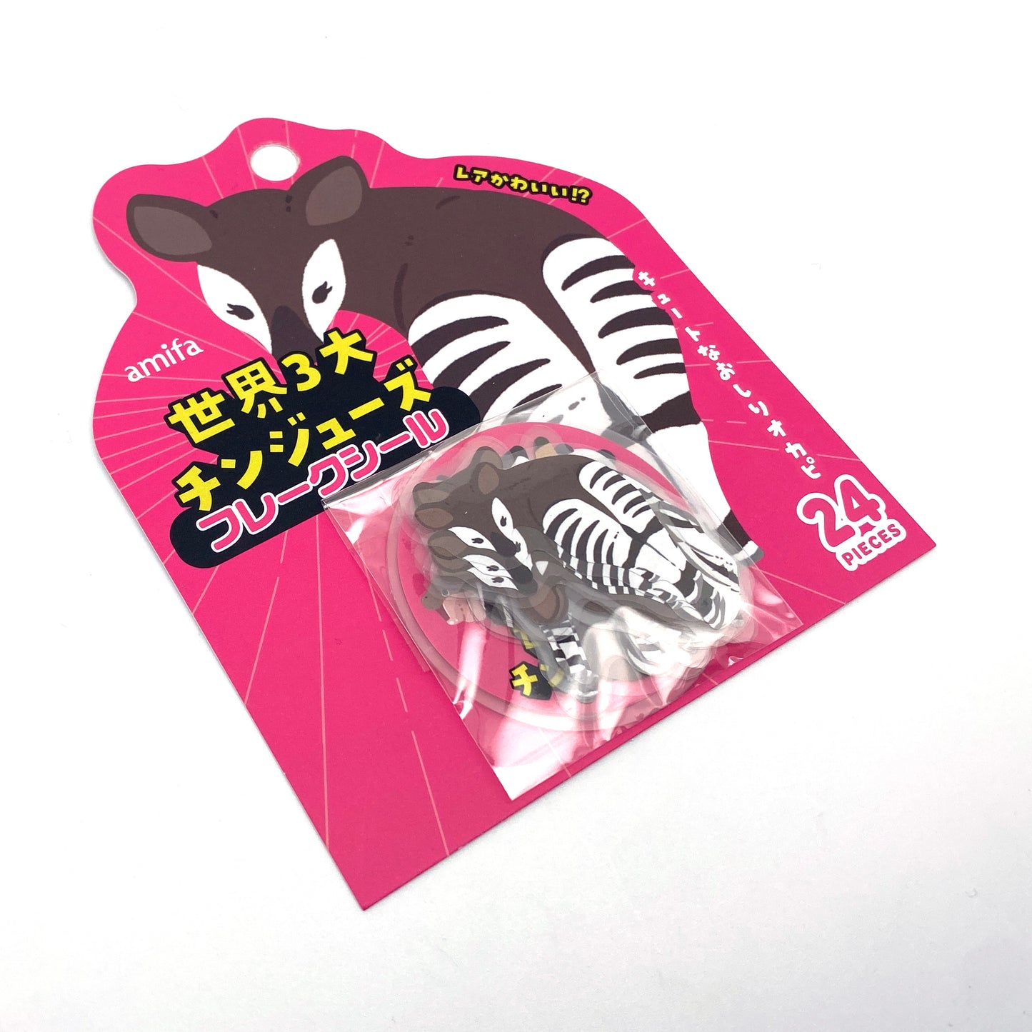 Okapi, Panda, Nilpferd Folienaufkleber