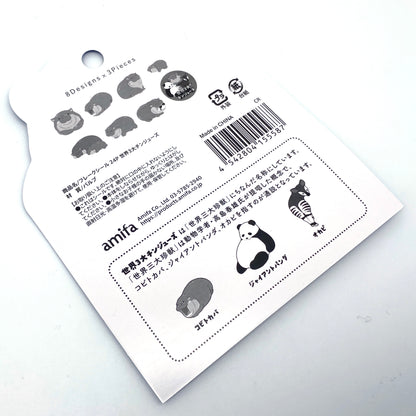 Okapi, Panda, Nilpferd Folienaufkleber