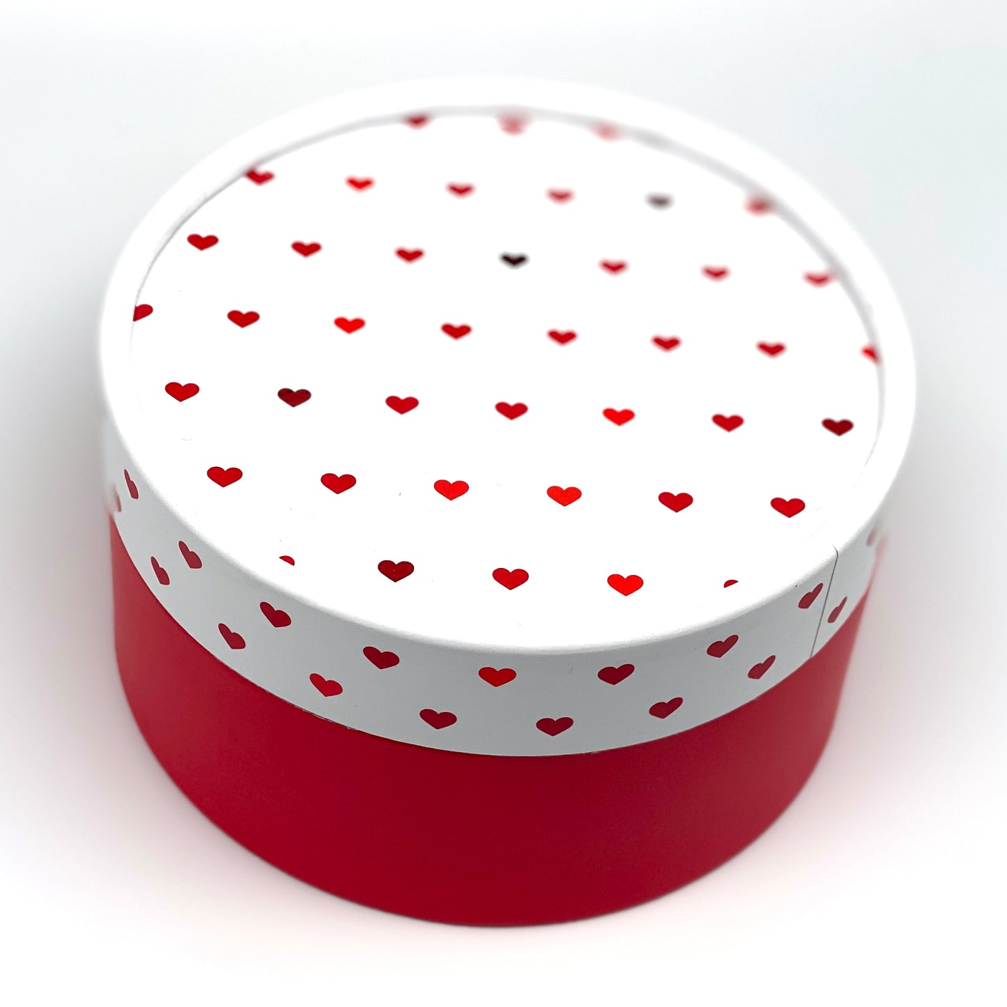 Runde Box mit Herzen - Paper Tube