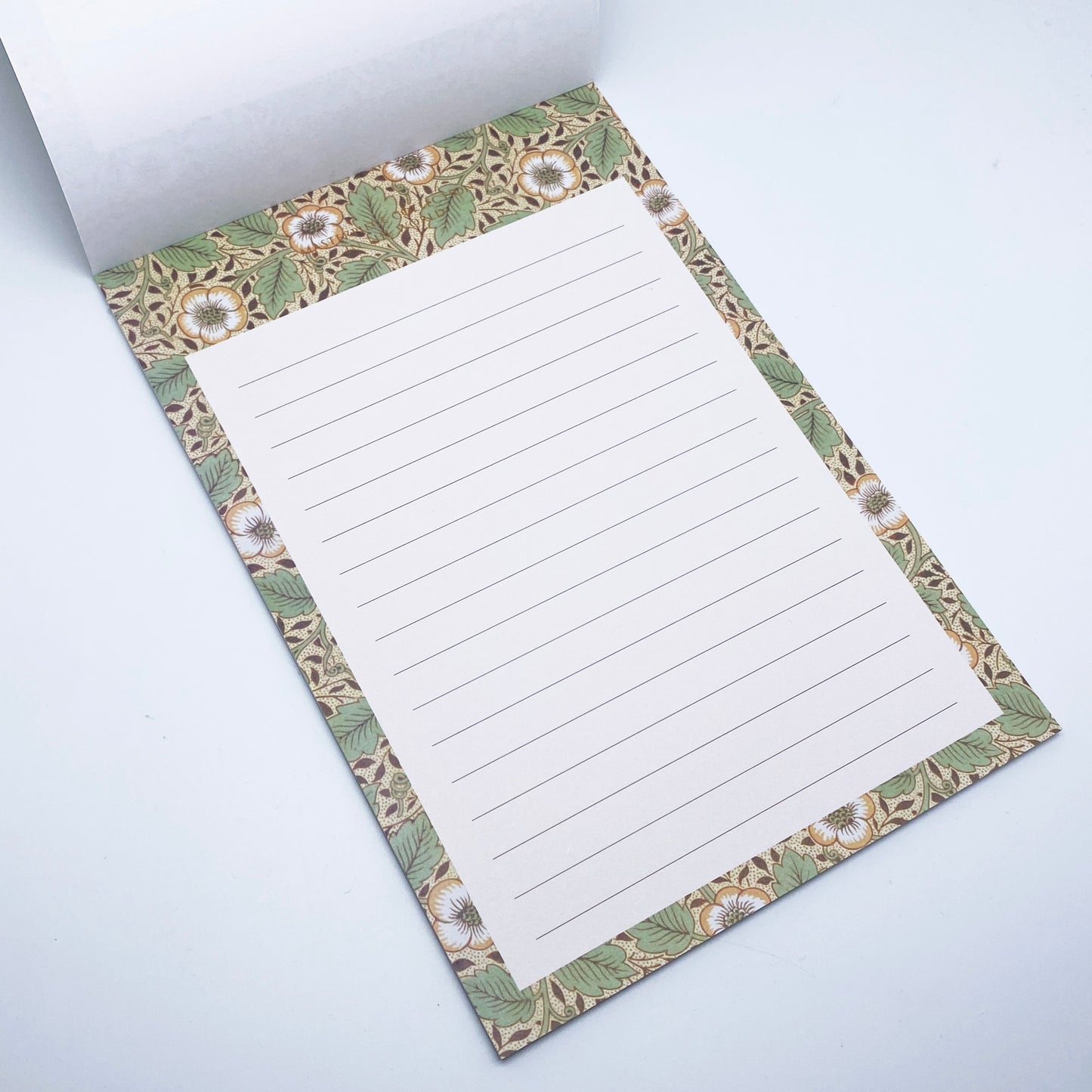 Block mit Briefpapier A5 – William Morris