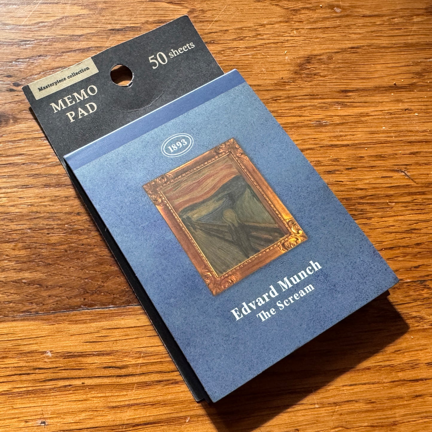 Art Sticky Notes Set – Klimt The Kiss, Munch The Scream, Cottage Garden, Portrait Ida Roessler – Haftnotizen Block