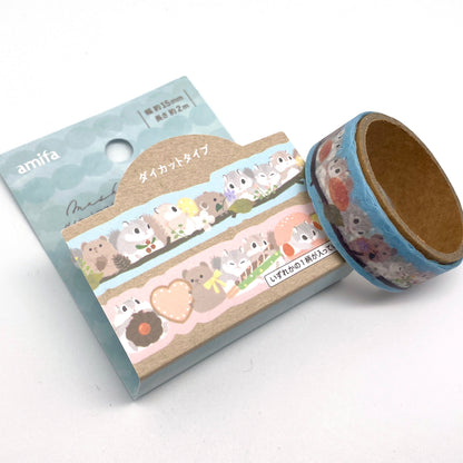 Eichhörnchen - Washi Tape/Masking Tape mit Konturschnitt