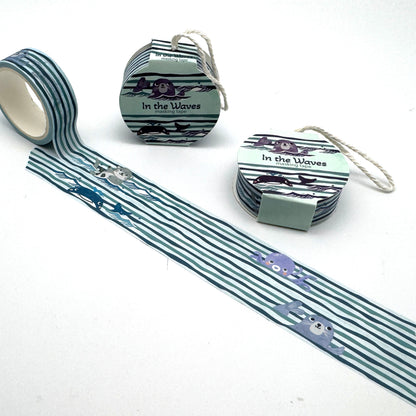 "In the Waves"  - Washi Tape/Masking Tape