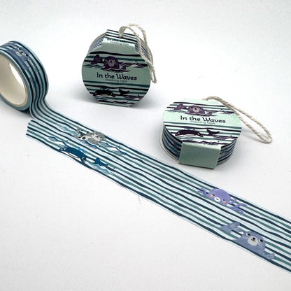 "In the Waves"  - Washi Tape/Masking Tape