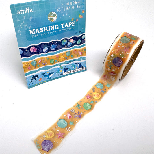 🌊 Konturgeschnittenes Washi Tape "Am Meer" – 3 maritime Designs zur Auswahl