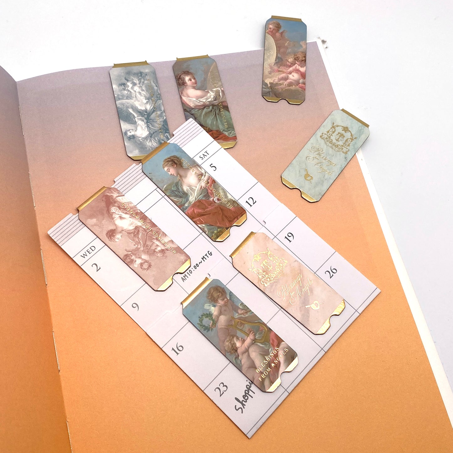 Romantic Fantasy - Magnetlesezeichen  Bookmarks  je 4 Stück