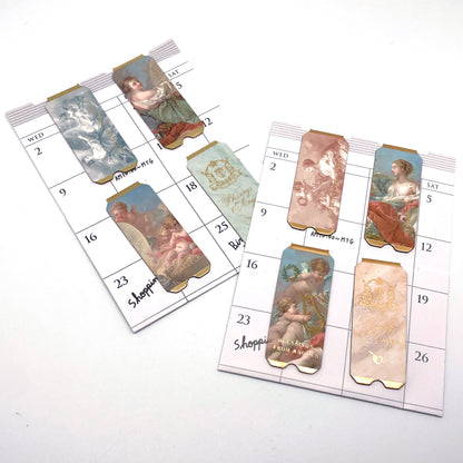 Romantic Fantasy - Magnetlesezeichen  Bookmarks  je 4 Stück