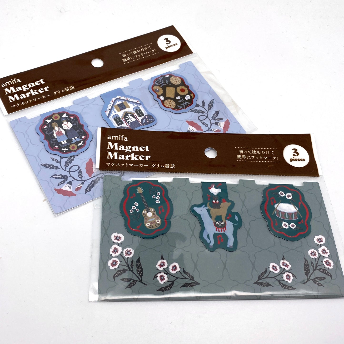 Magnetlesezeichen Set – Märchen Hänsel & Gretel + Bremer Stadtmusikanten