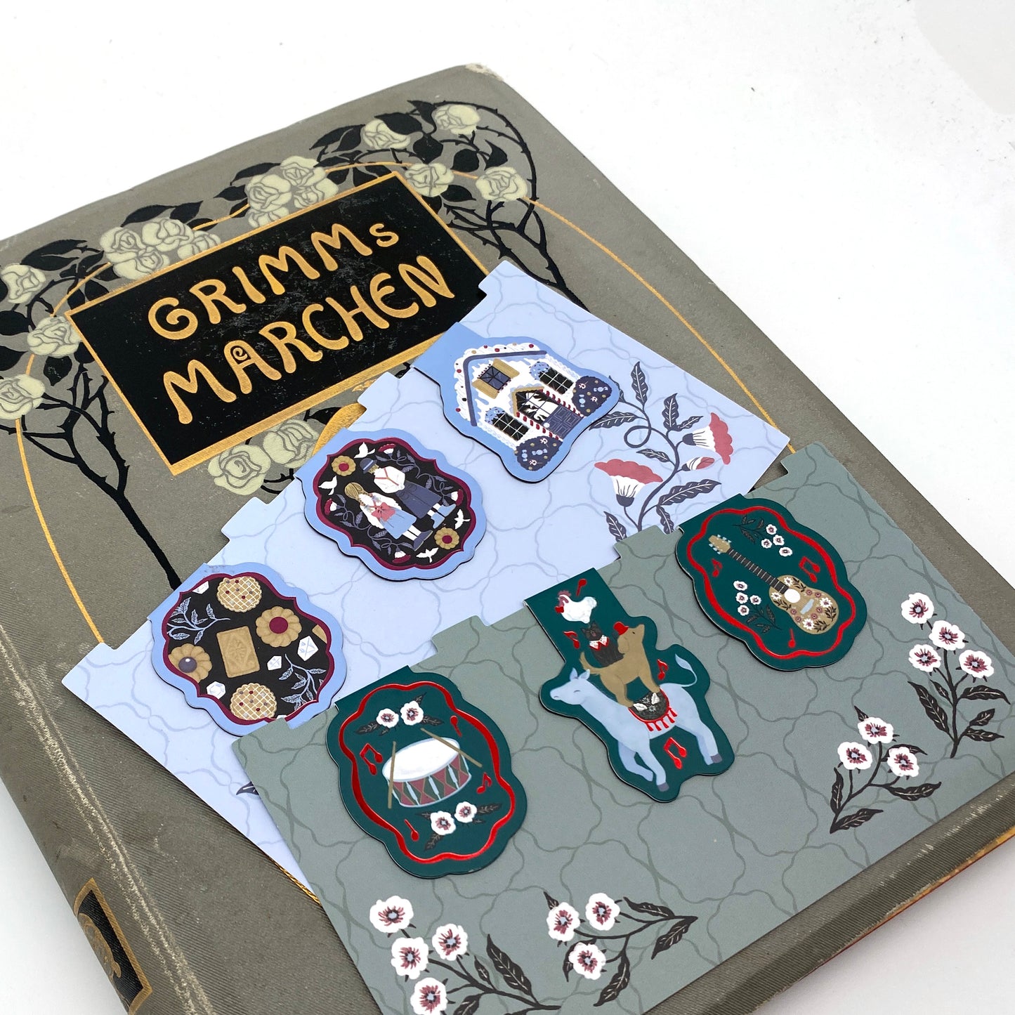 Magnetlesezeichen Set – Märchen Hänsel & Gretel + Bremer Stadtmusikanten