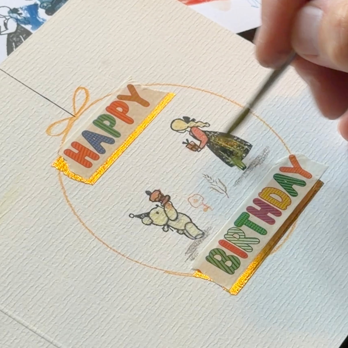 Happy Birthday -  Washi Tape/ 15 mm