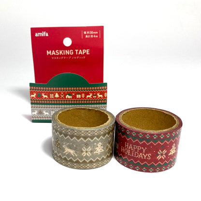 Skandinavisches Happy Holidays Tape 30mm x 4M