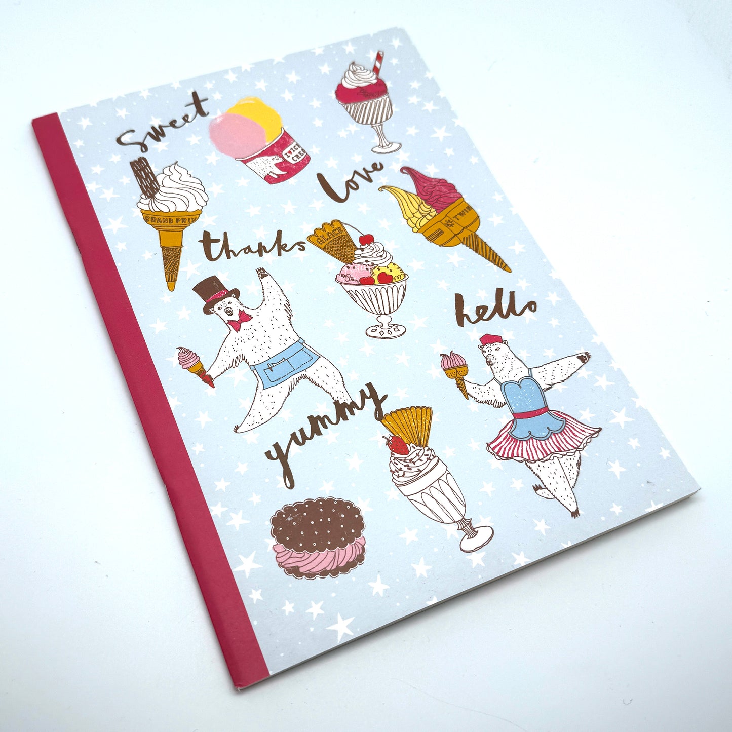 Erdmännchen / Eisbär - Notizheft  B5 Format 252 x 179