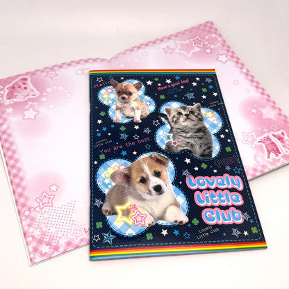 Little Animals - Notizheft A5 mit Sticker blank mit Hintergrunddruck