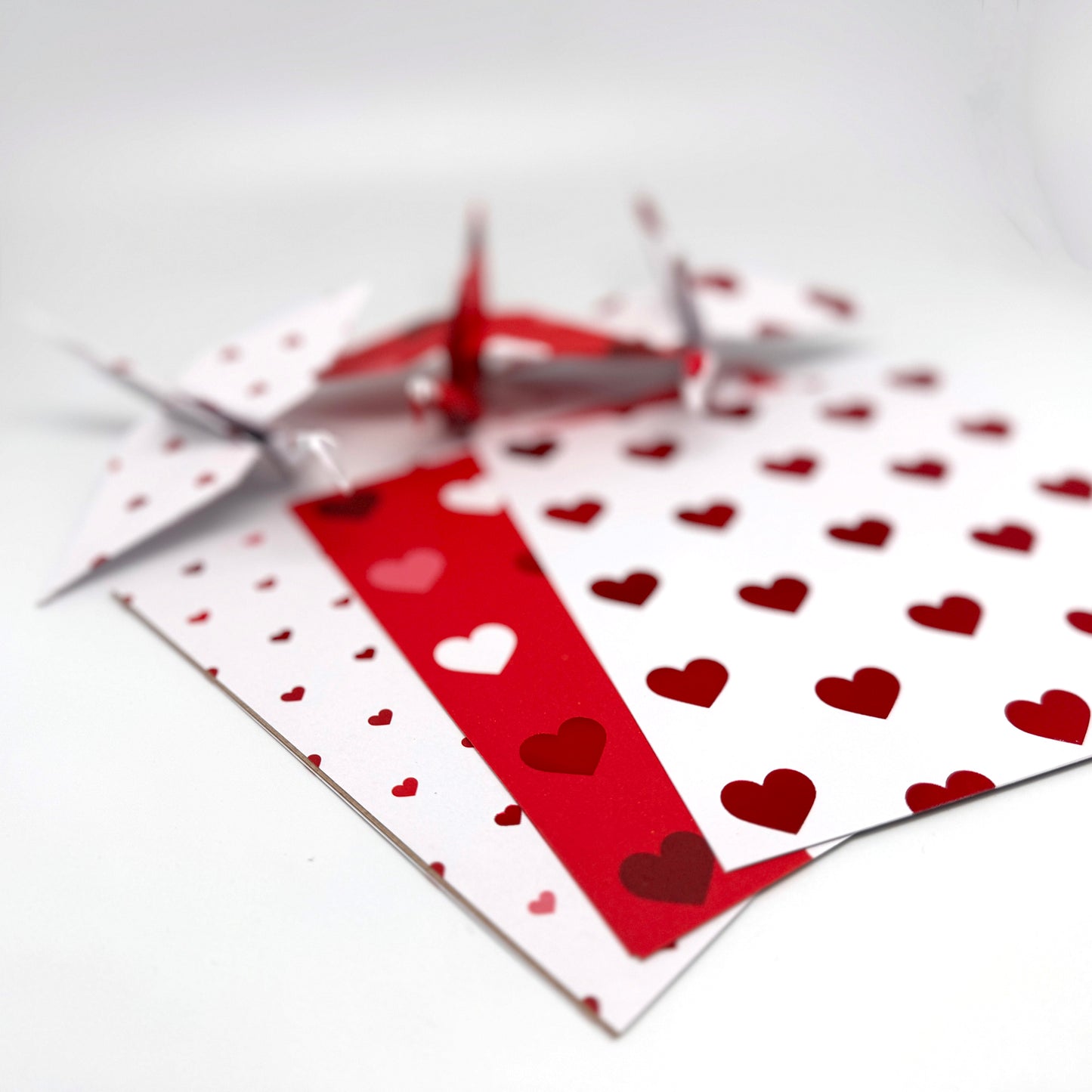 Herzen - Origami Papier