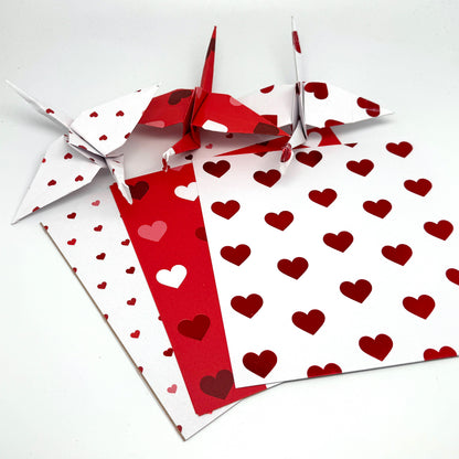 Herzen - Origami Papier