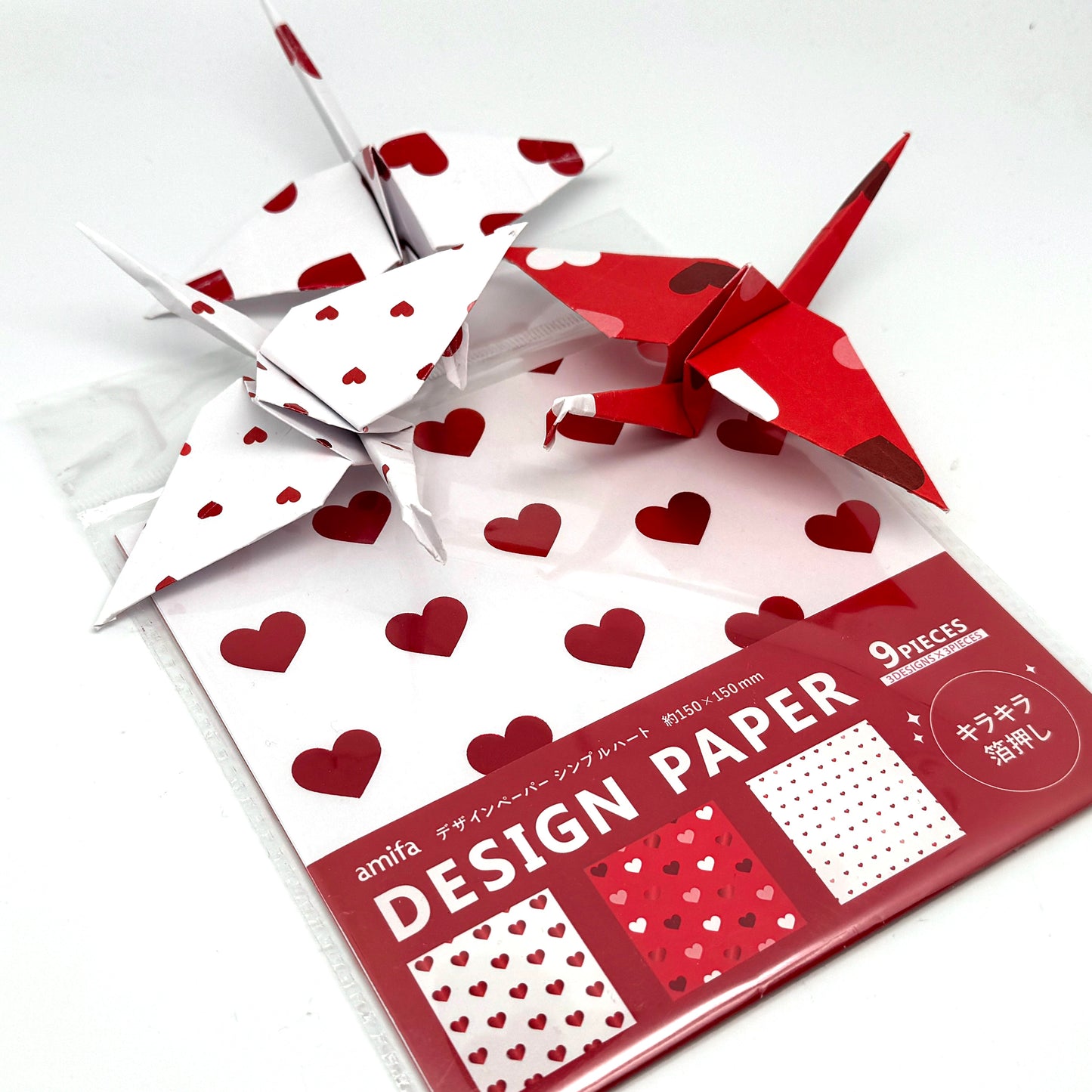 Herzen - Origami Papier