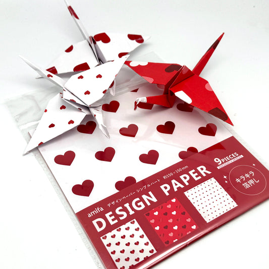 Herzen - Origami Papier