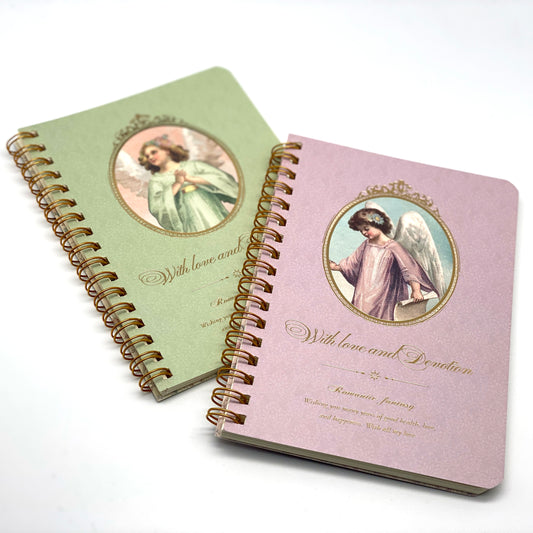 Engel - Notizheft A6 liniert - Ringheftung