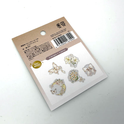 ✨ Folienaufkleber „Feentraum“ – Sticker mit Goldfolie & Glitzereffekt ✨