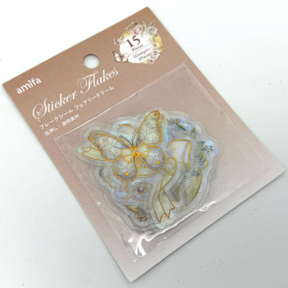 ✨ Folienaufkleber „Feentraum“ – Sticker mit Goldfolie & Glitzereffekt ✨
