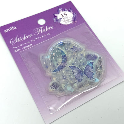 ✨ Folienaufkleber „Feentraum“ – Sticker mit Goldfolie & Glitzereffekt ✨