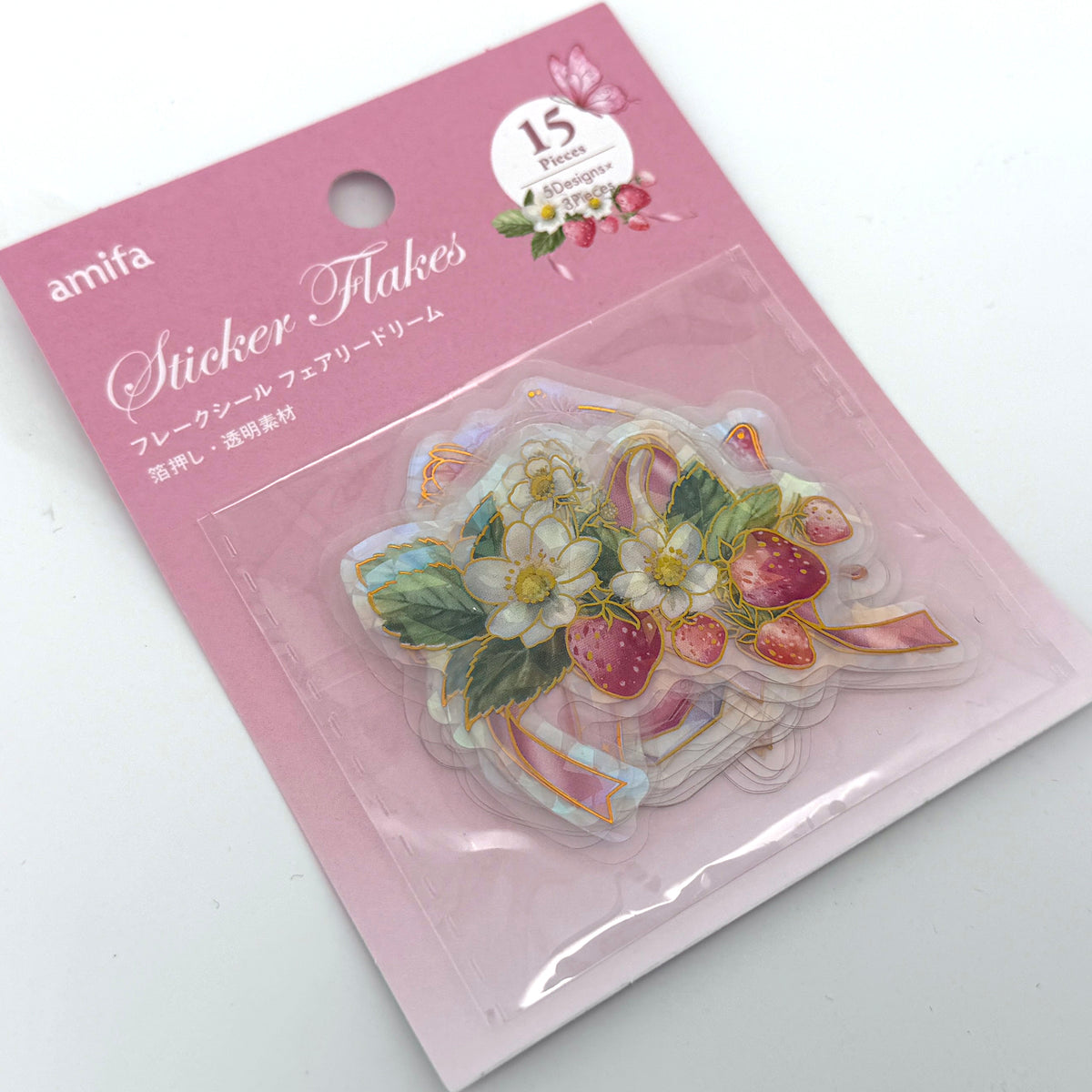 ✨ Folienaufkleber „Feentraum“ – Sticker mit Goldfolie & Glitzereffekt ✨