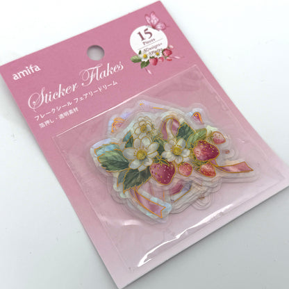 ✨ Folienaufkleber „Feentraum“ – Sticker mit Goldfolie & Glitzereffekt ✨